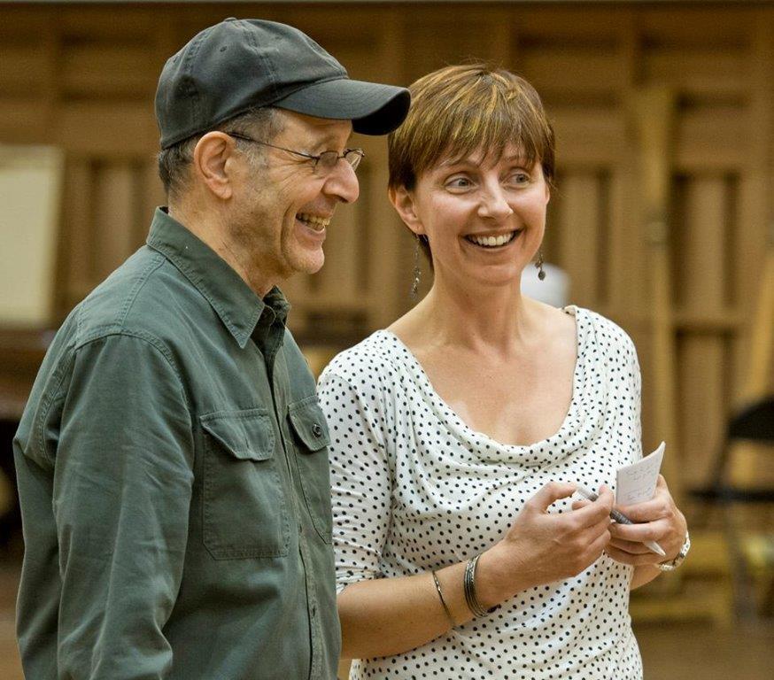 Micaela with Steve Reich
